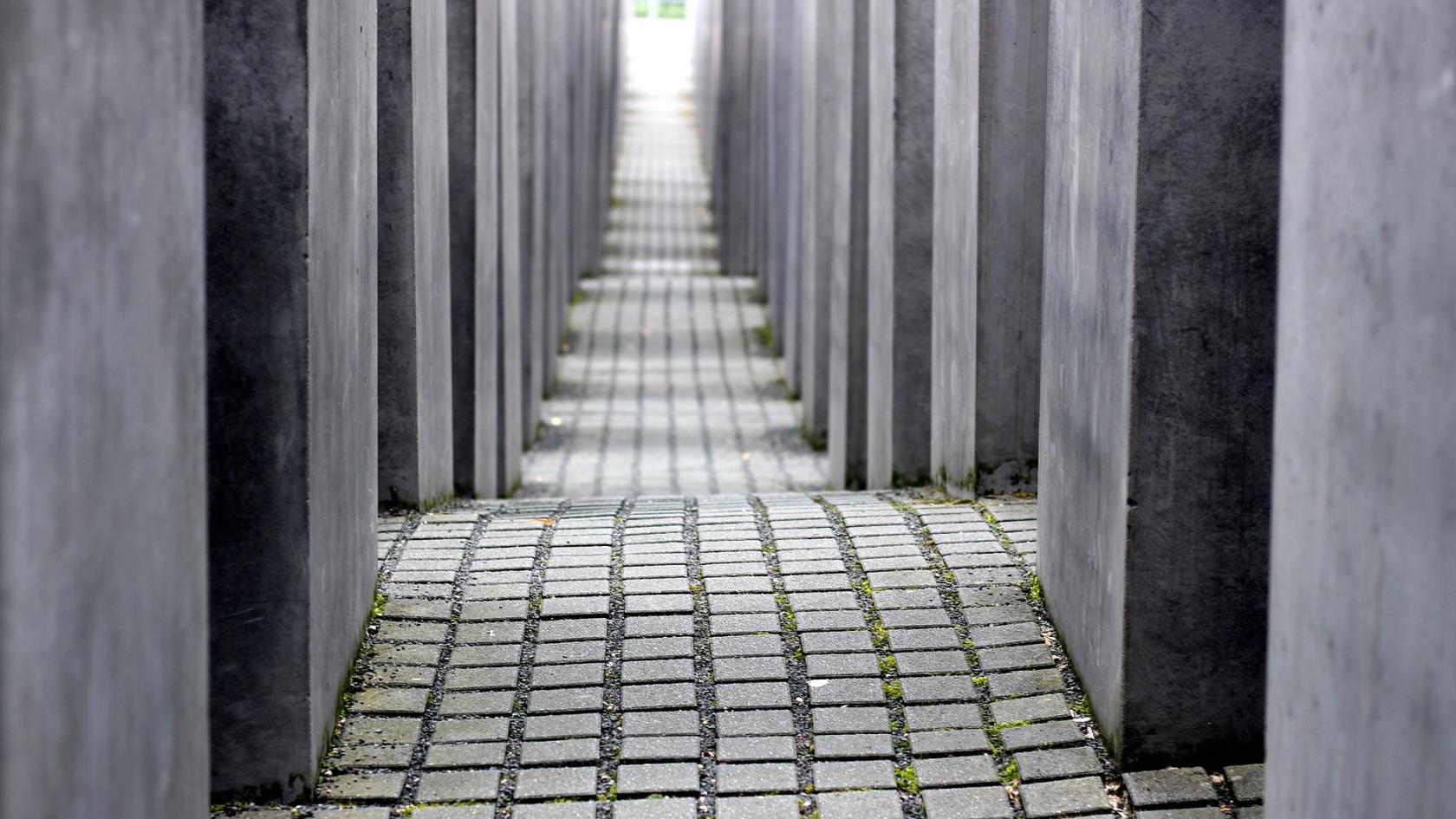 Monument för hågkomst av förintelsen.