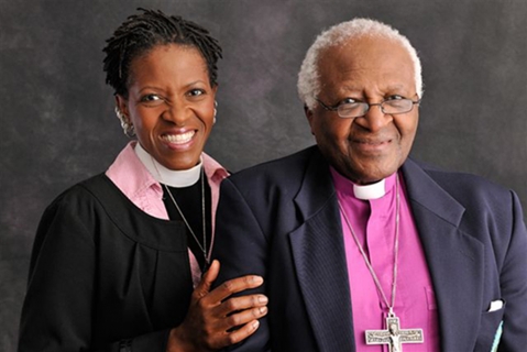 Desmond Tutu och dottern Mpho Tutu 