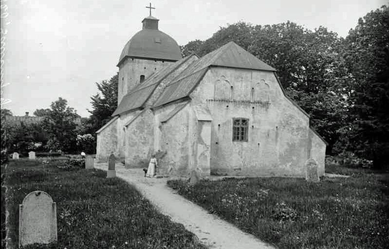 Västra Sallerups kyrka för länge sedan