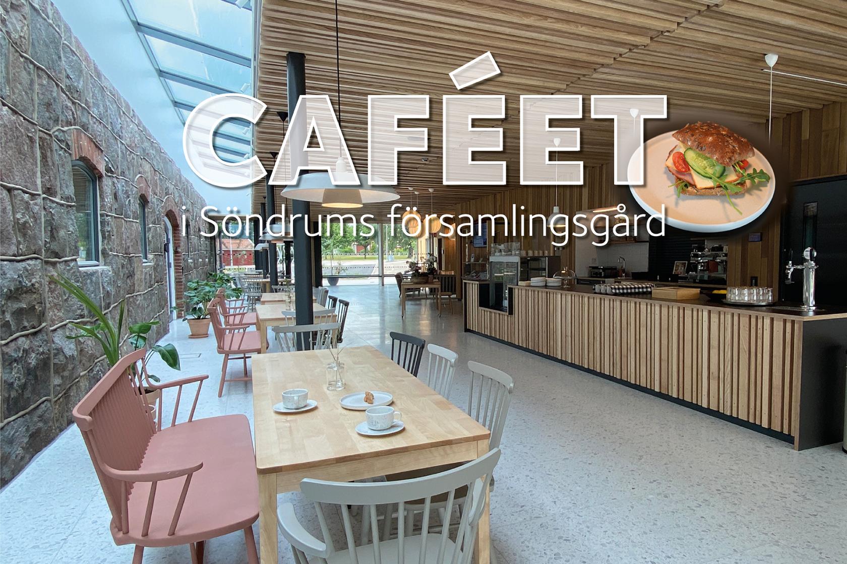 Caféet i Söndrums församlingsgård.