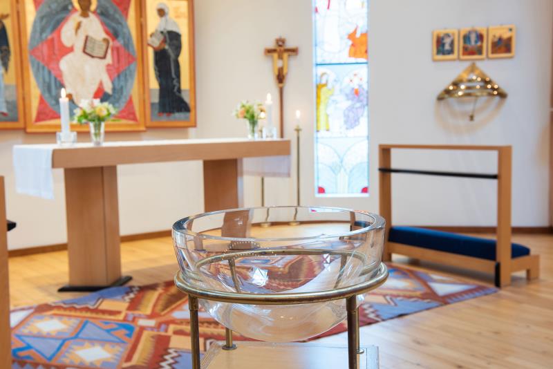 Dopskål i glas i Bunkeflo Strandkyrka