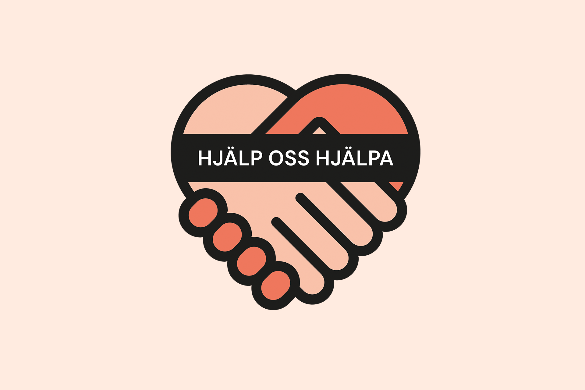 Logotypen för "Hjälp oss hjälpa".