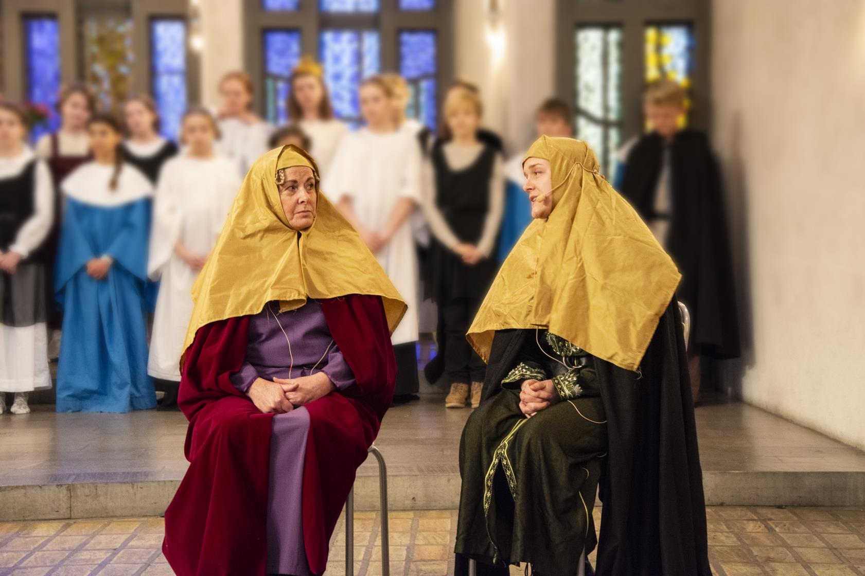 Heliga Birgittas mamma och syster i Uppenbarelsekyrkan