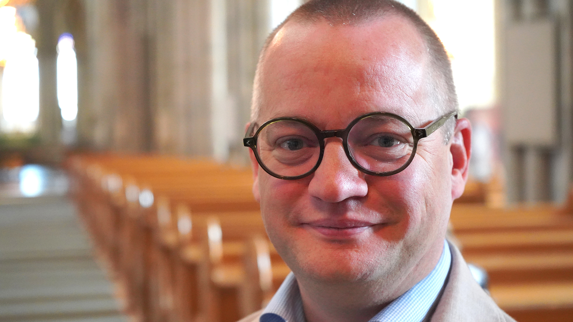 Johan Hammarström i Uppsala domkyrka.