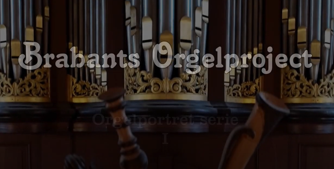 Orgelpipor och en text som säger Brabant Orgelproject.
