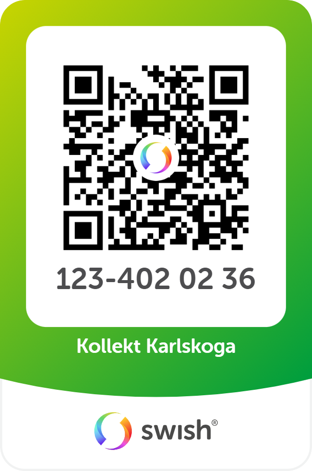 QR kod swish kollekt Karlskoga