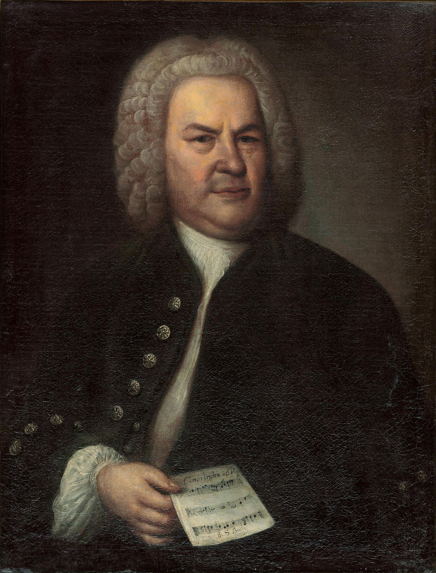 Johann Sebastian Bach. Målning