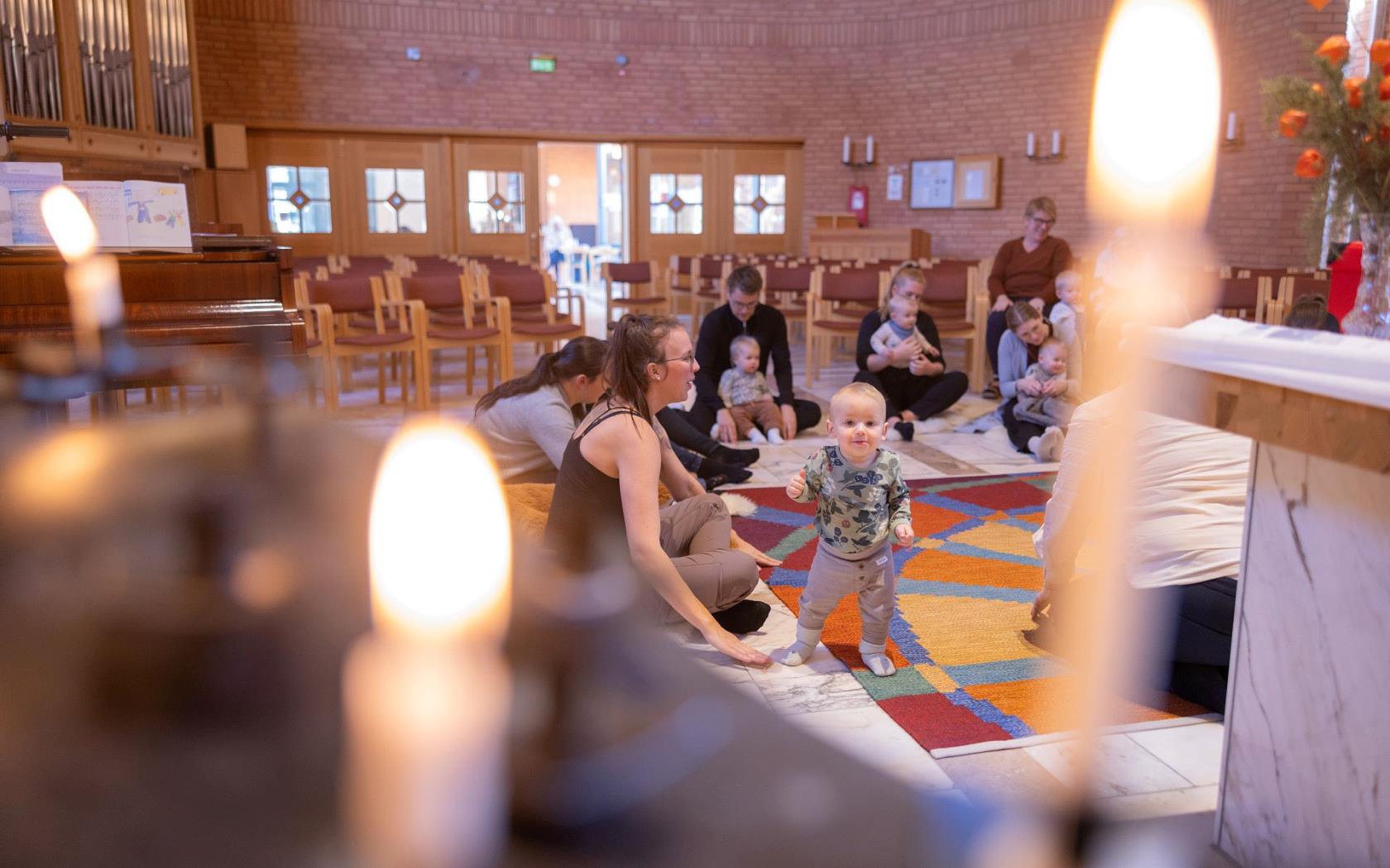 Öppen förskola i Sankt Johannes kyrka i Skövde