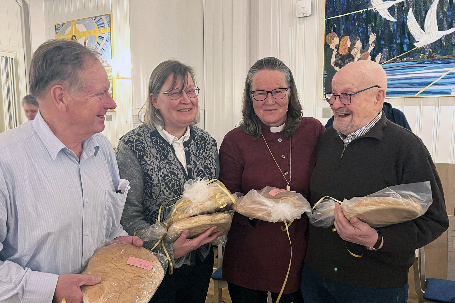 Gruppbild med Bengt Niska, Kaisa Syrjänen Schaal, Åsa Nyström och Sune Svaneblom.