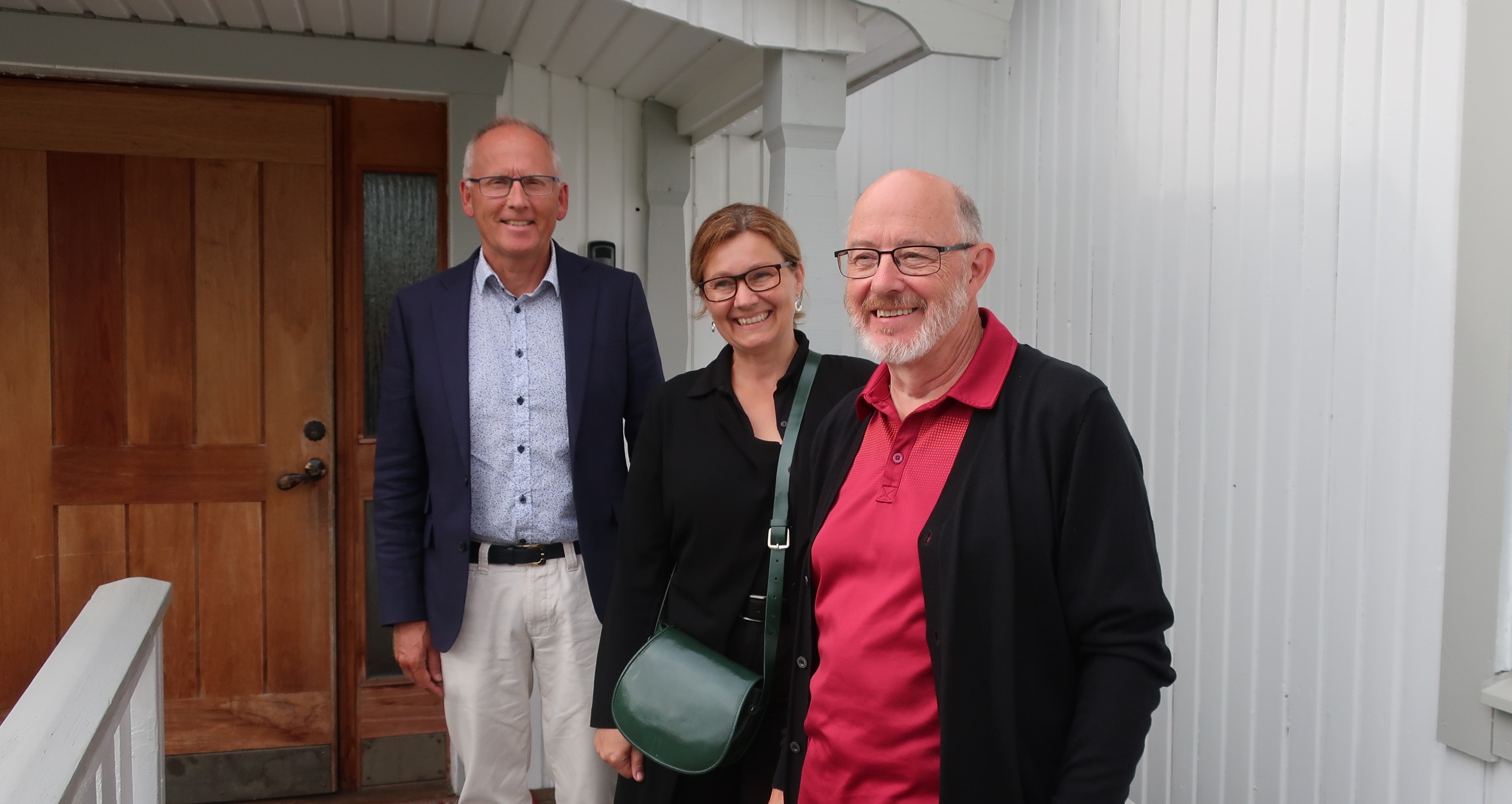 De tre föreläsarna Daniel Lindmark, Therese Tamm Selander och LarsOlov Eriksson