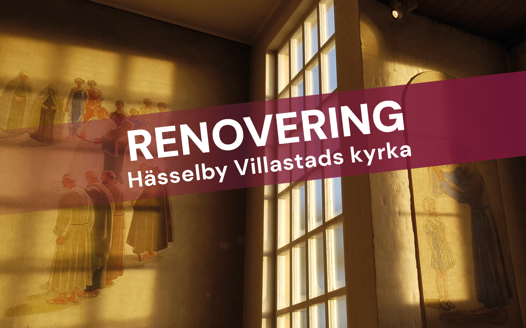 Renovering av Hässelby Villastads kyrka