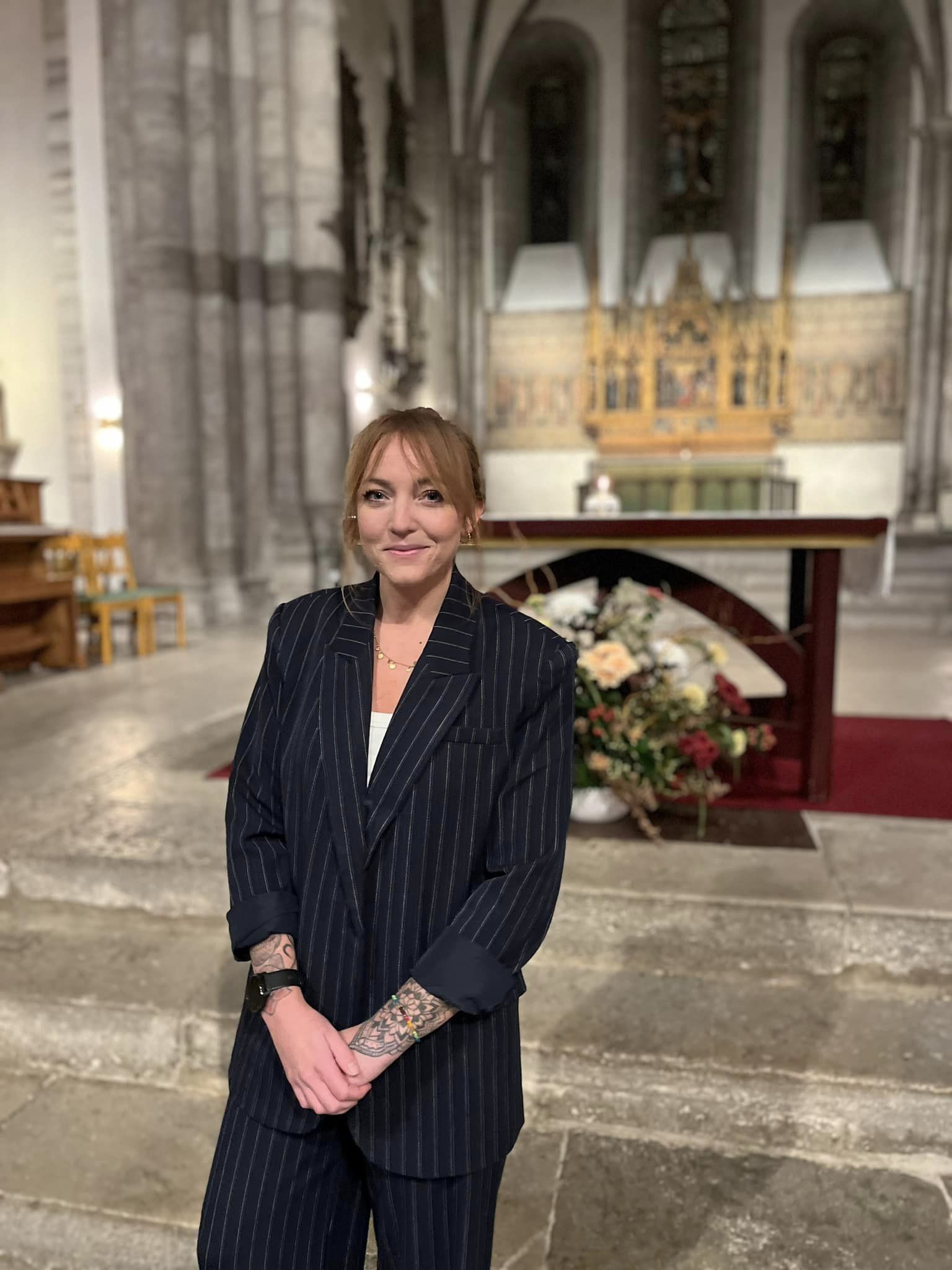 Alicia Brandt i domkyrkan