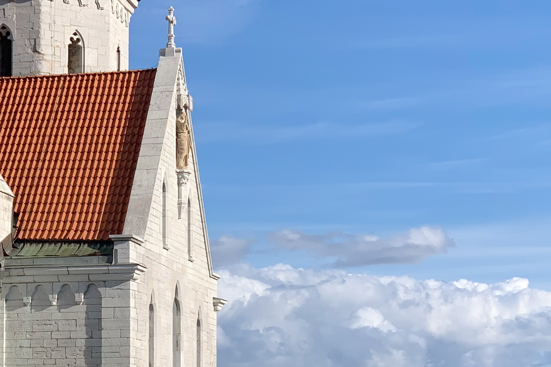 Östra gaveln av Sankta Maria domkyrka