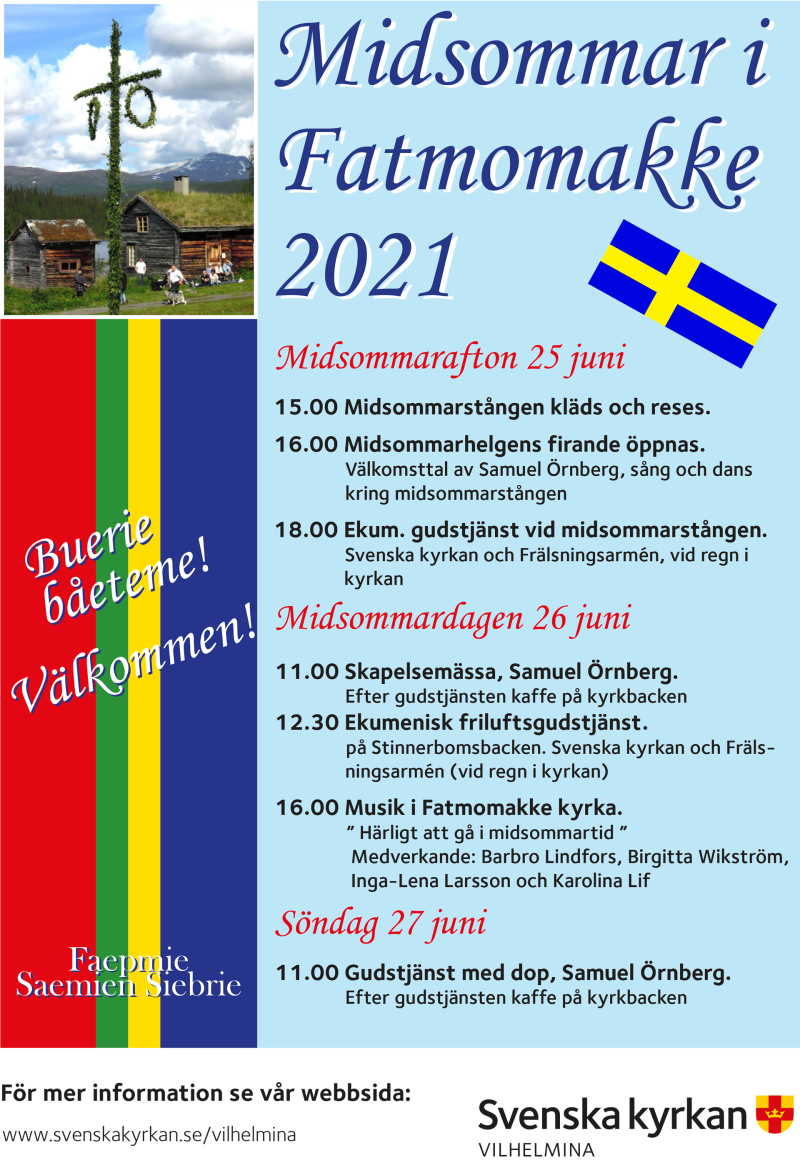 Midsommar I Fatmomakke 2021 Vilhelmina Forsamling