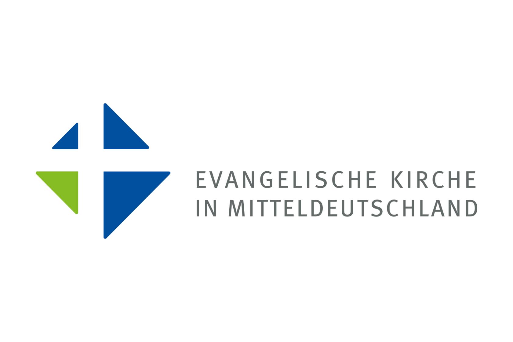 Logotyp för Evangelische Kirche in Mitteldeutschland.