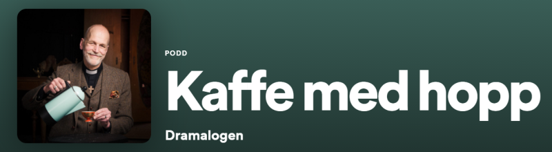 Omslagsbild för podcasten kaffe med hopp