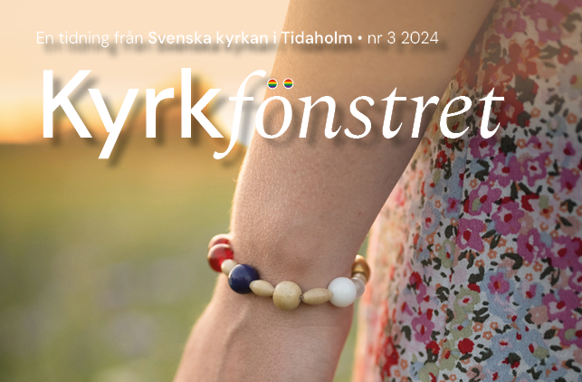 Översta delen av förstasidan till Kyrkfönstret nummer 3 från 2024.