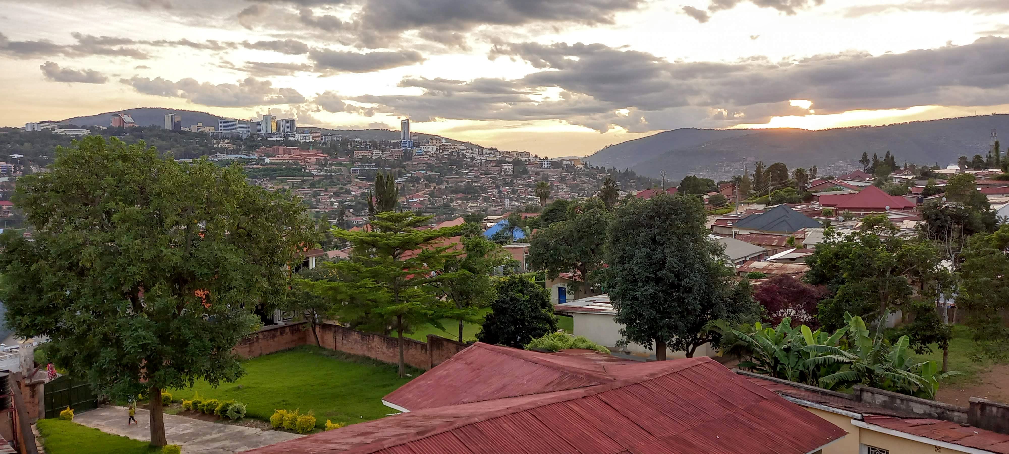 Utsikt över staden Kigali