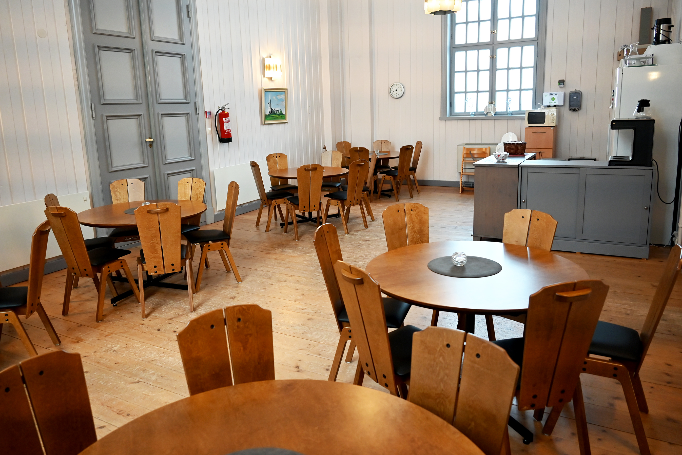 Fika-lokal i kyrkan