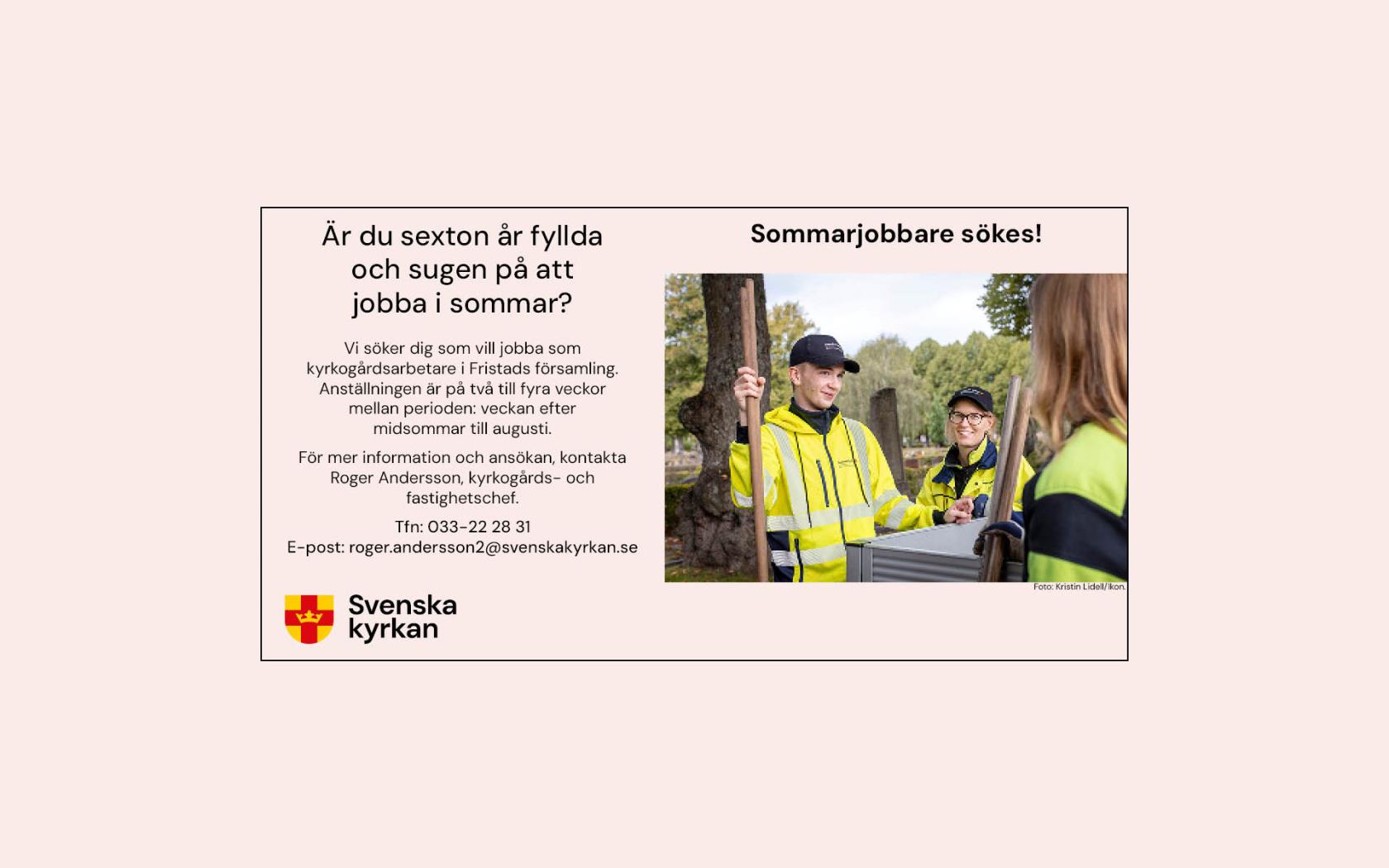 Sommarjobbare sökes