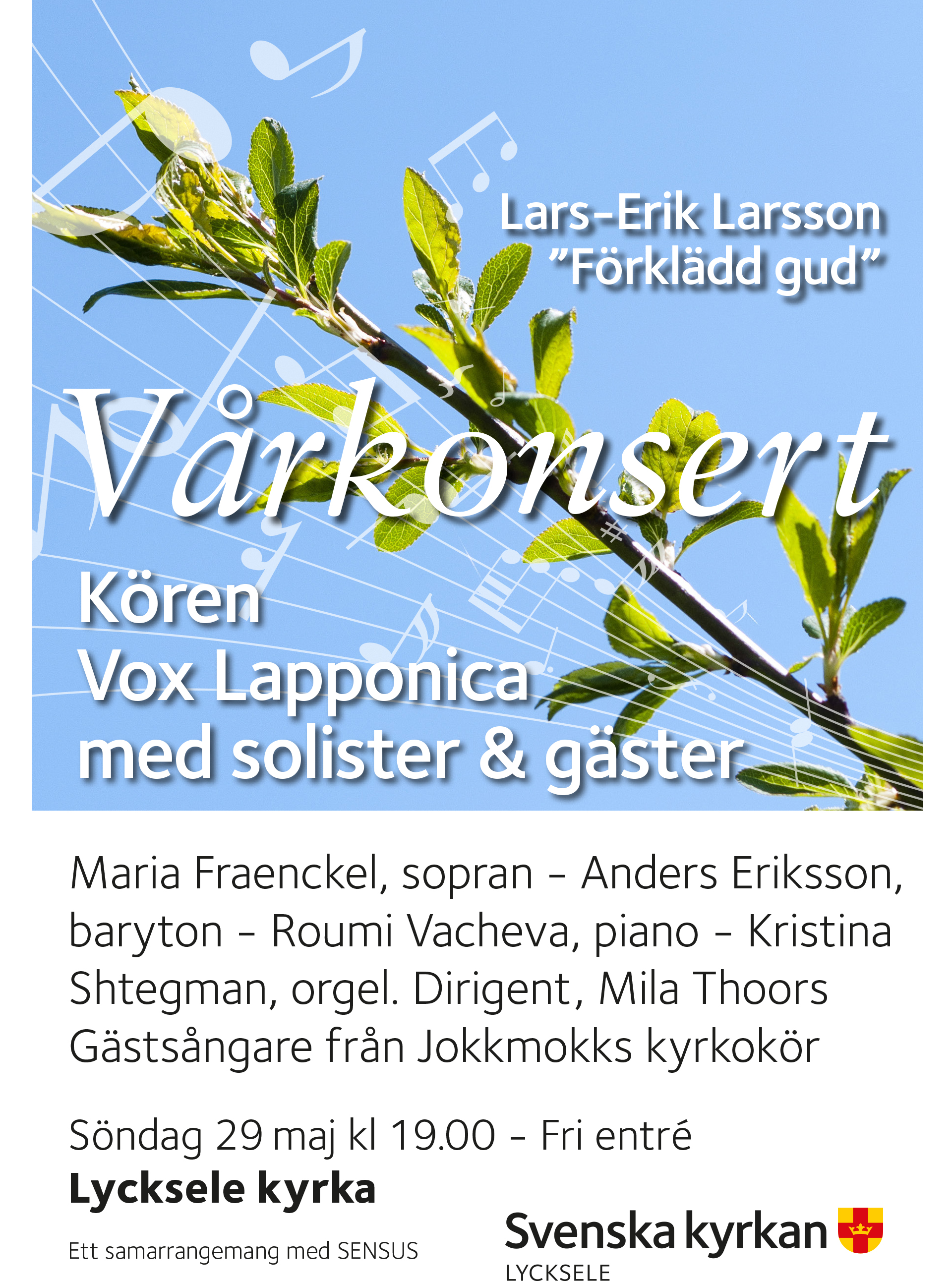 Vårkonsert Med Vox Lapponica & Gäster - Lycksele Församling