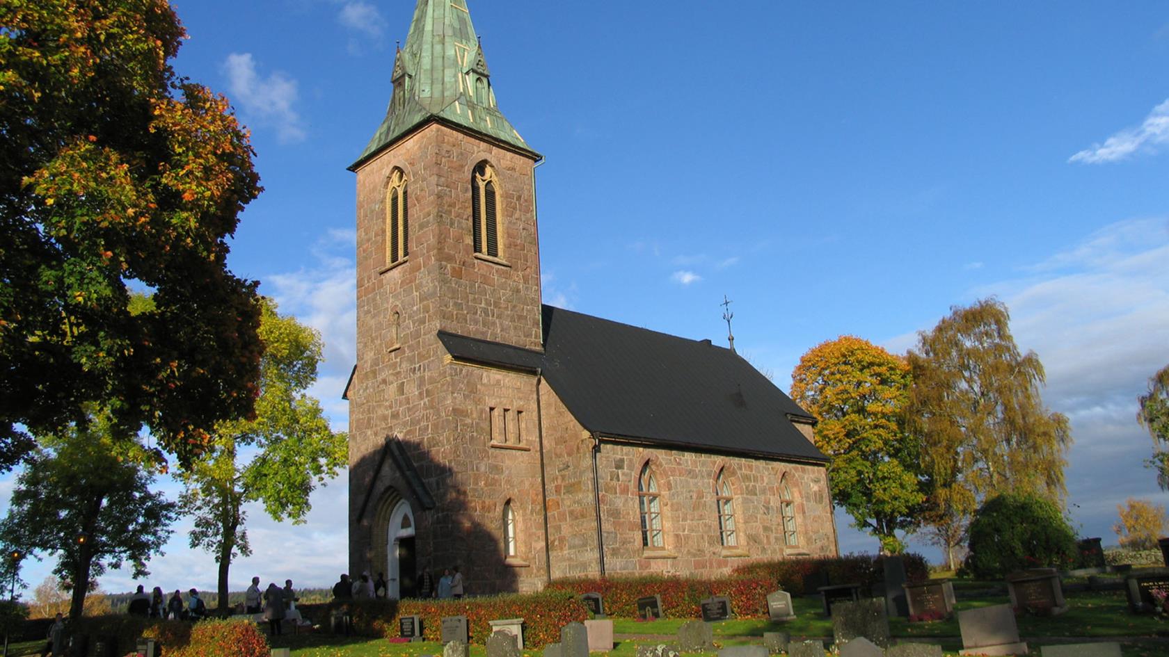 Brunns kyrka exteriört