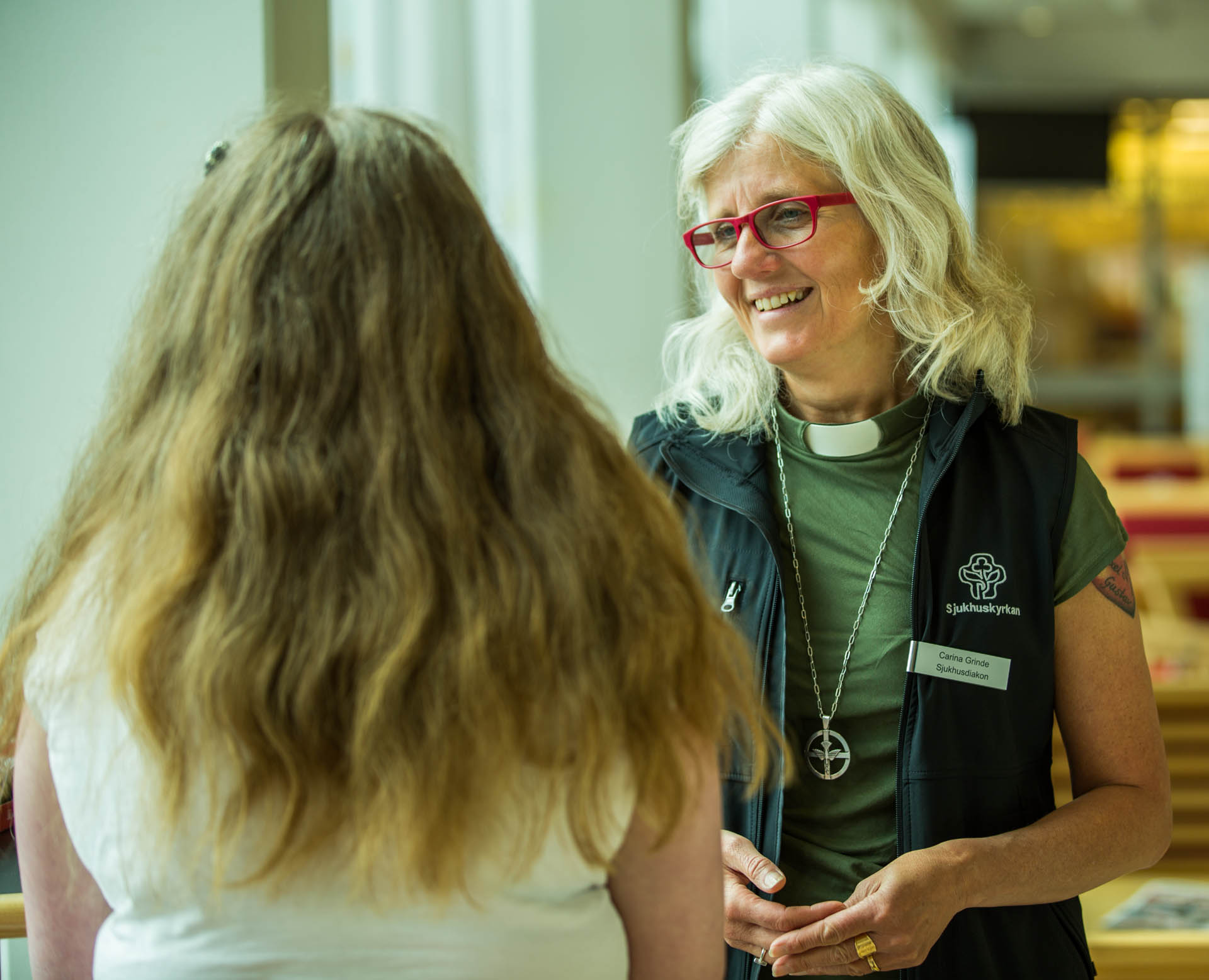 Carina Grinde, diakon i Svenska kyrkan Östersund