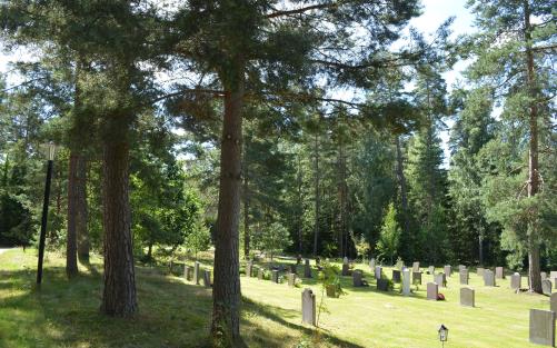 Hovshaga begravningsplats: kistkvarter