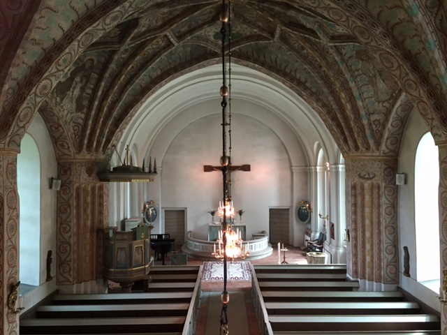 Harbo kyrka invändigt