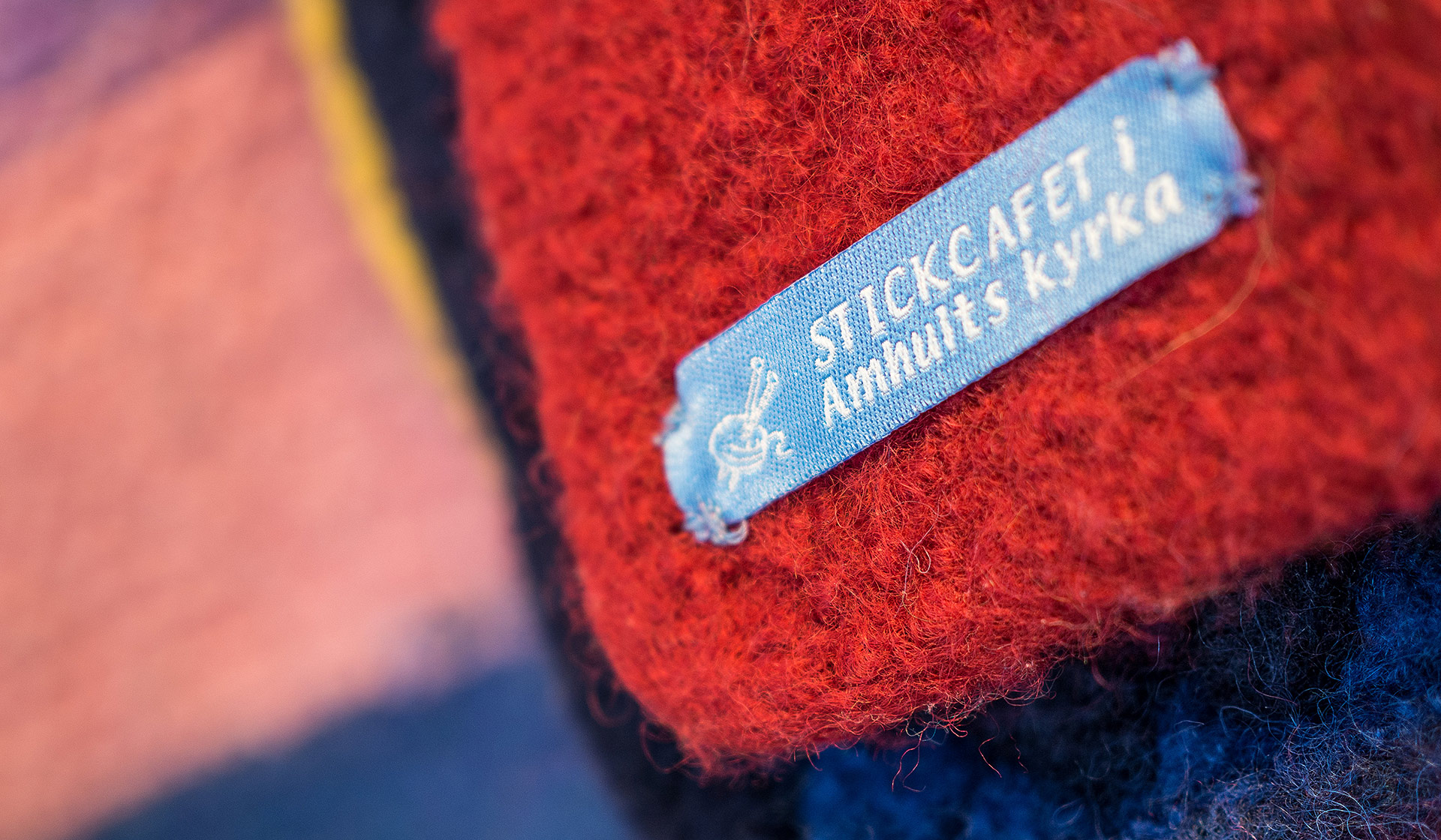 Stickning, stickkaféet i Amhult