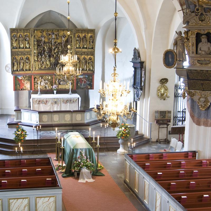 Kista i Nicolai kyrkan