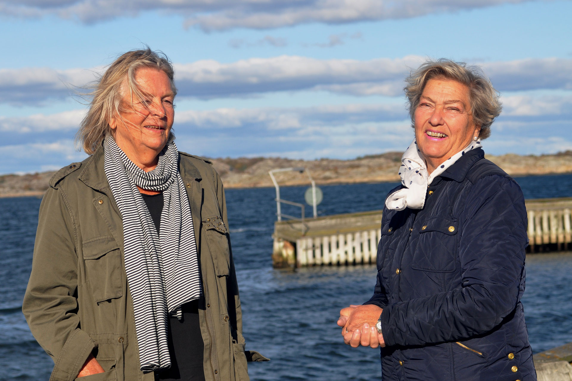 Gudrun Wanloo och Agneta Larsson pratar om att bli äldre. 