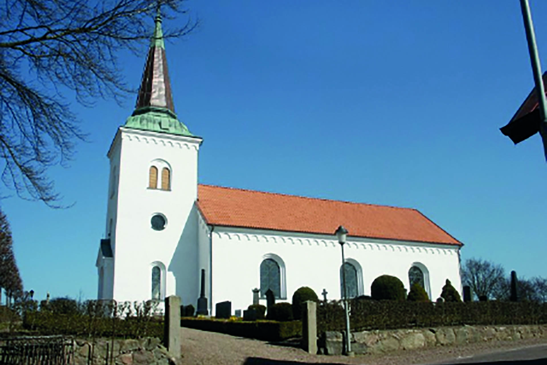 Den nuvarande kyrkan byggd 1866.