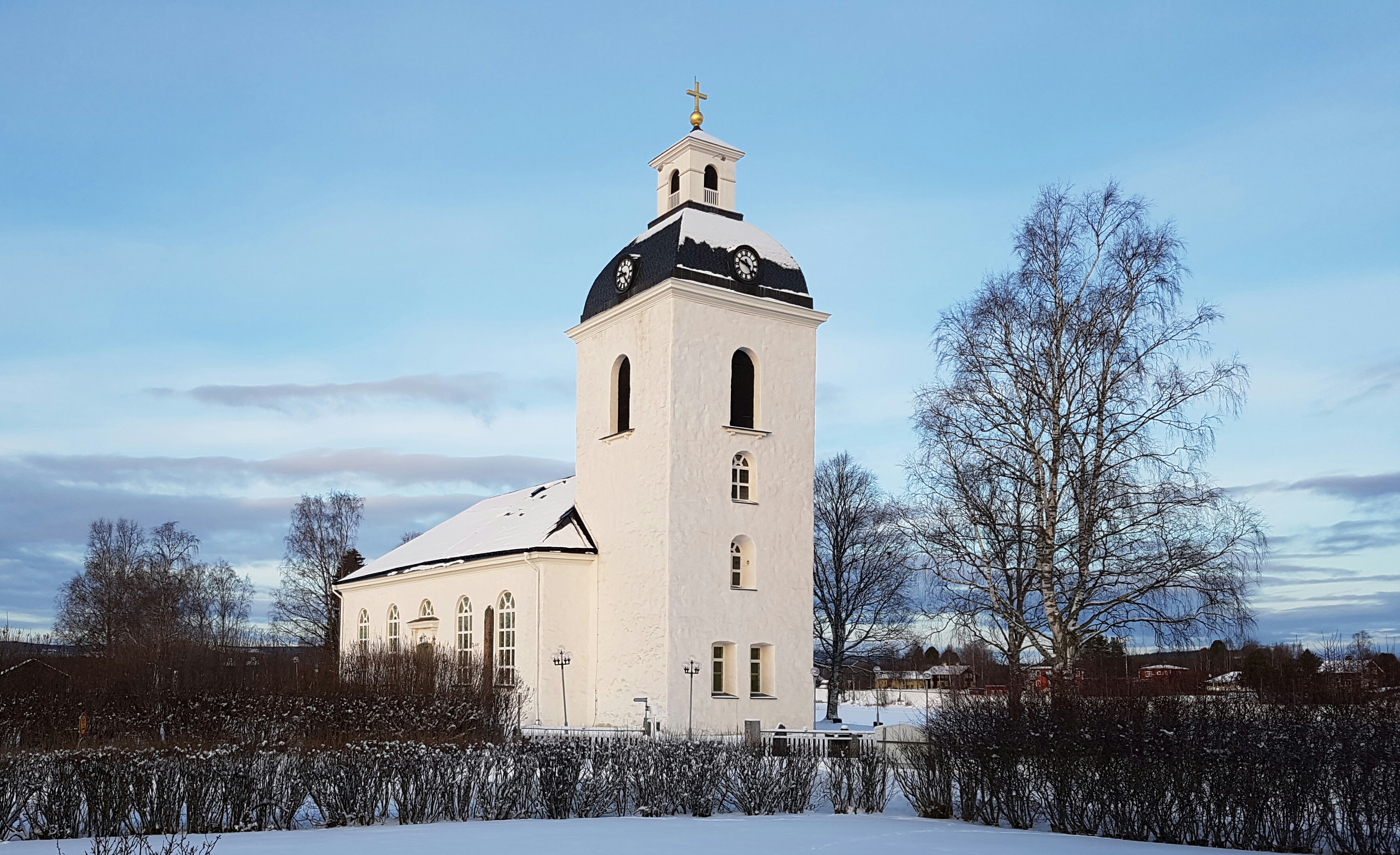Ytterhogdals kyrka vinter